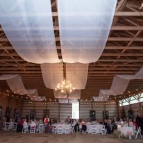 Elegant dining room setup for special events