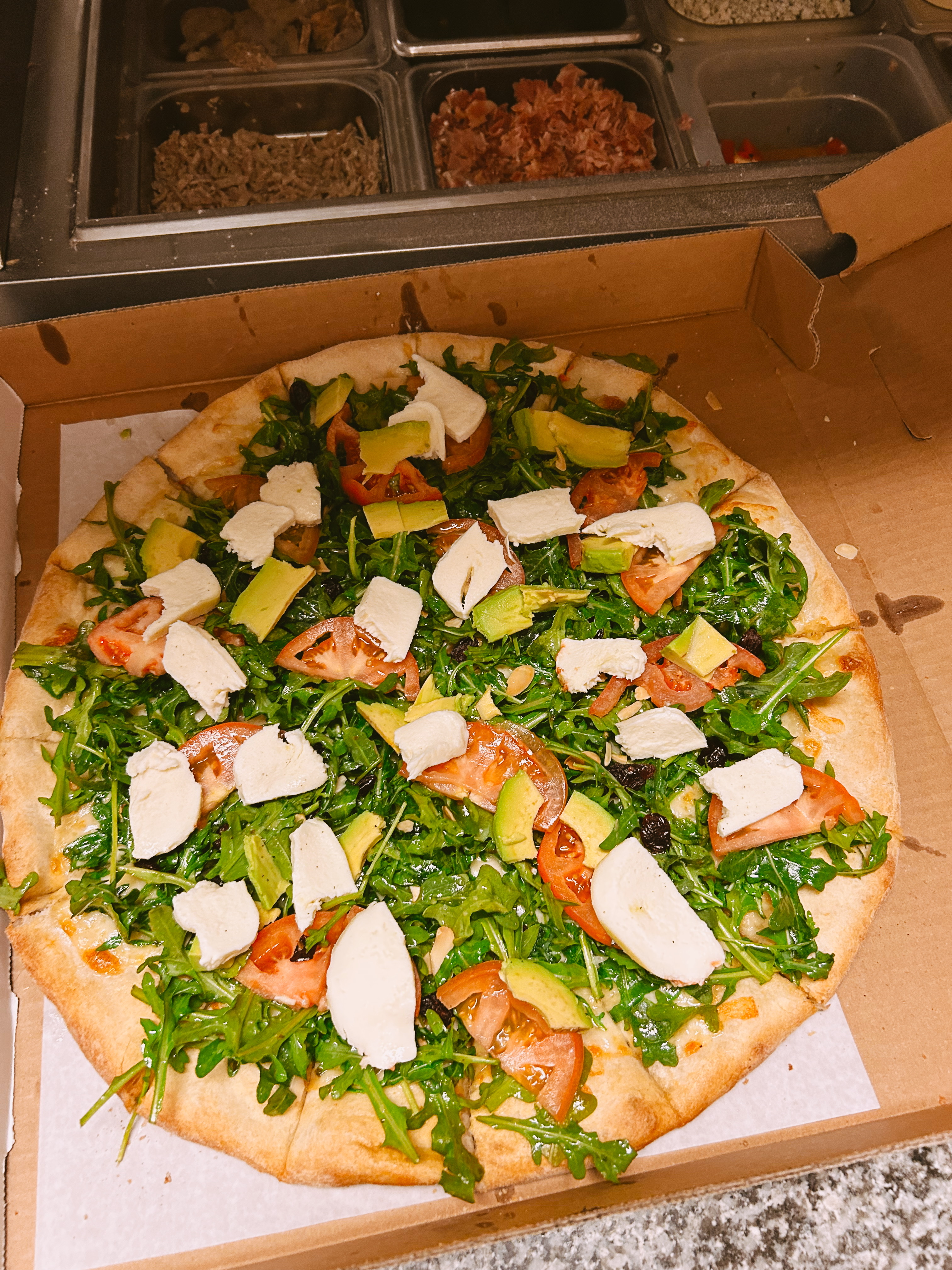 A delicious plate of Italian food.